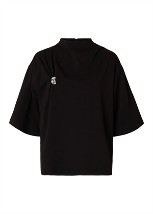 Ria 2/4 ss bluse Black Selected Femme 